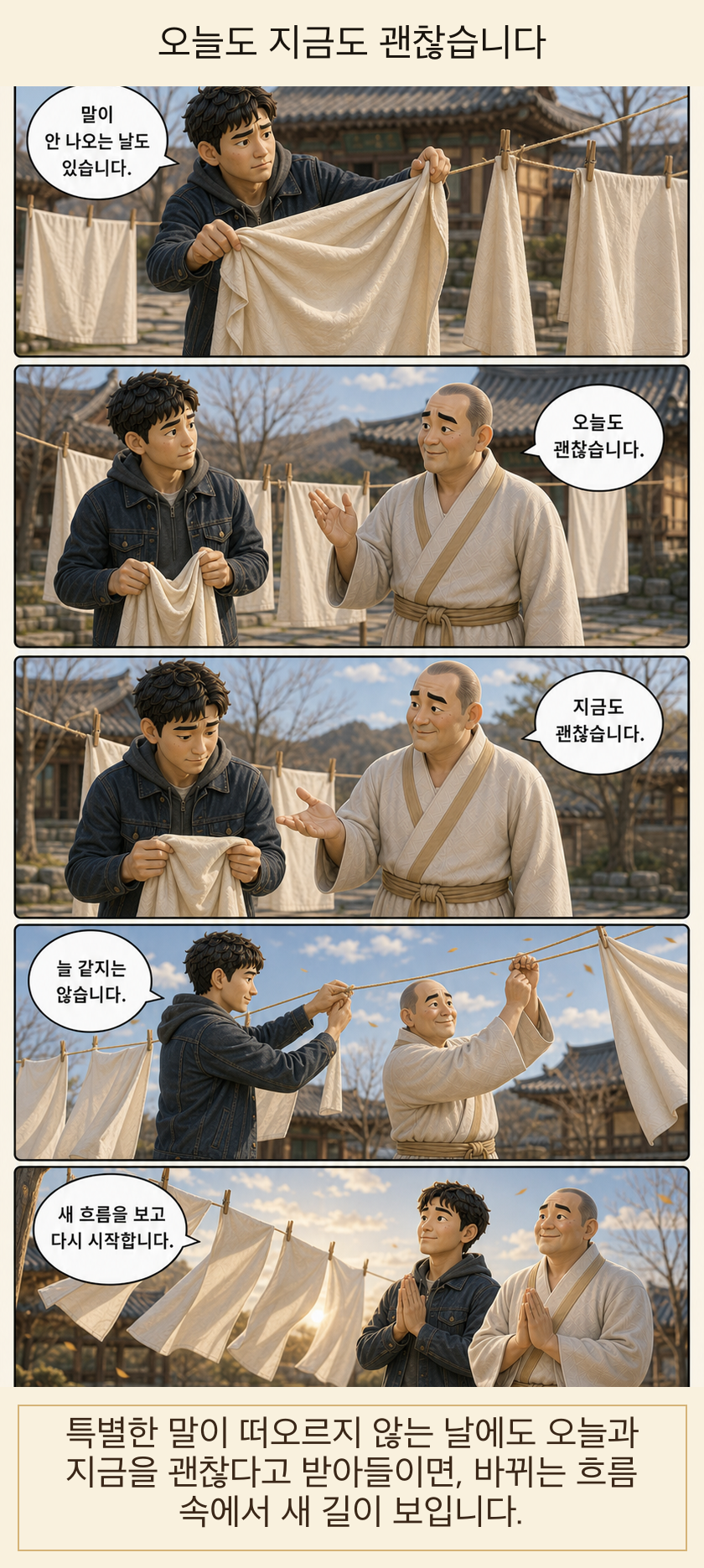 오늘도 지금도 괜찮습니다 카툰