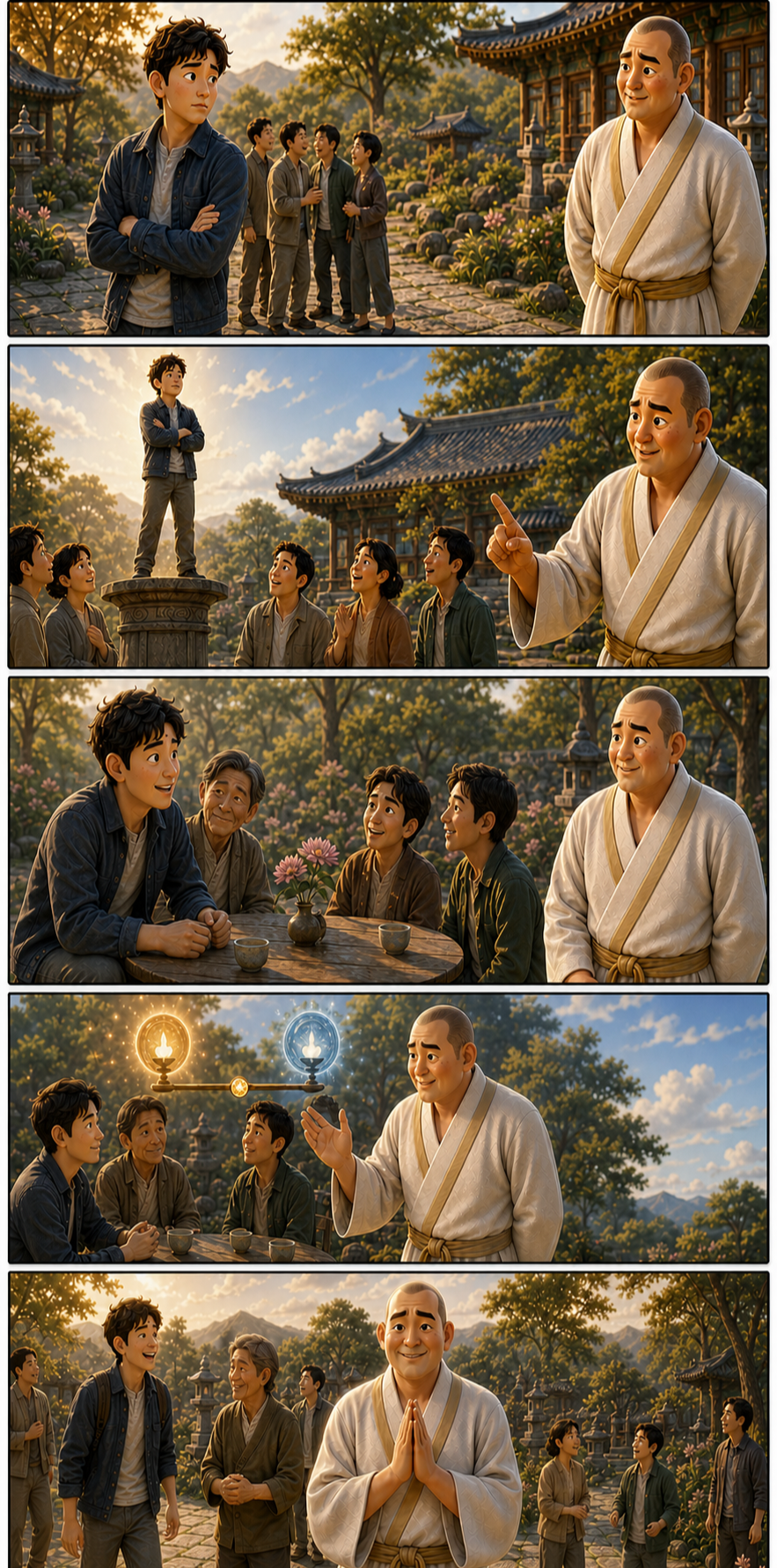존경보다 사랑을 선택하는 마음 카툰