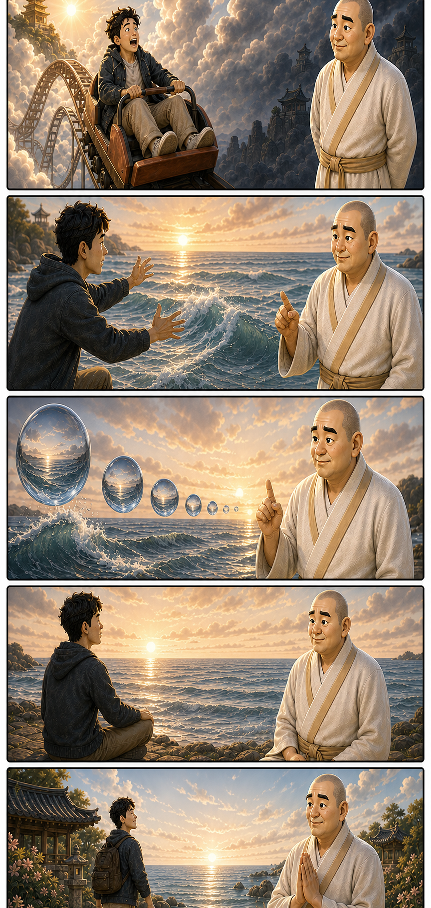 공을 알면 마음의 오르내림이 가벼워집니다 카툰