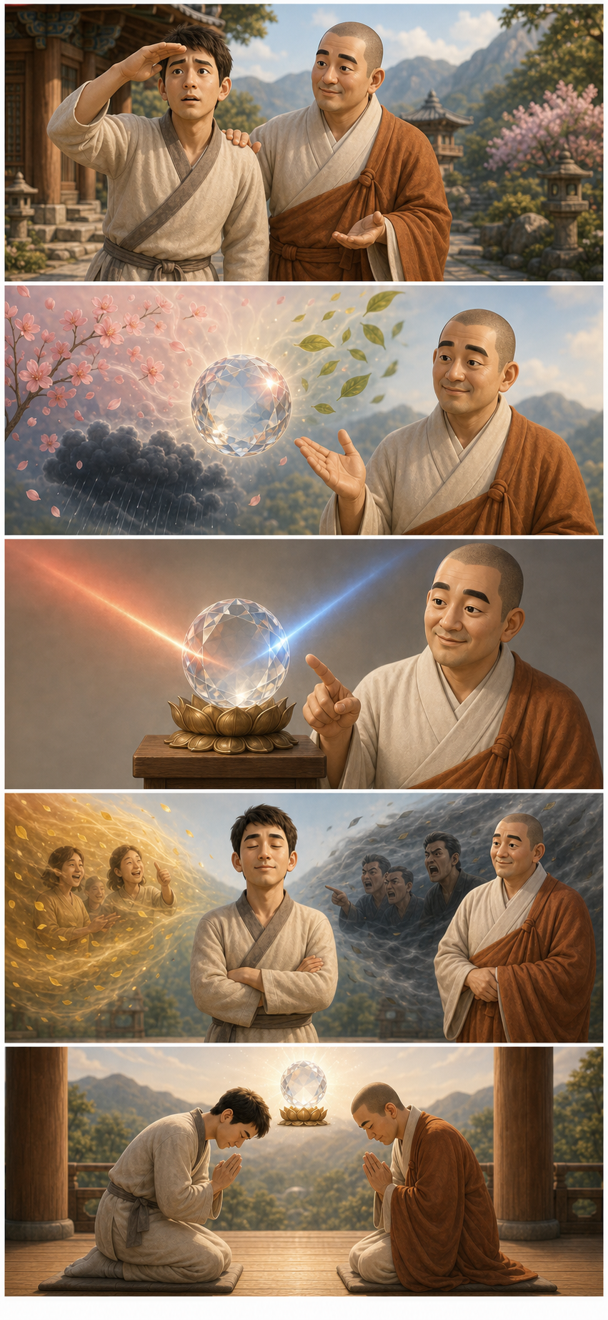 법성을 본다는 것은 한 마음의 자유를 보는 일입니다 카툰