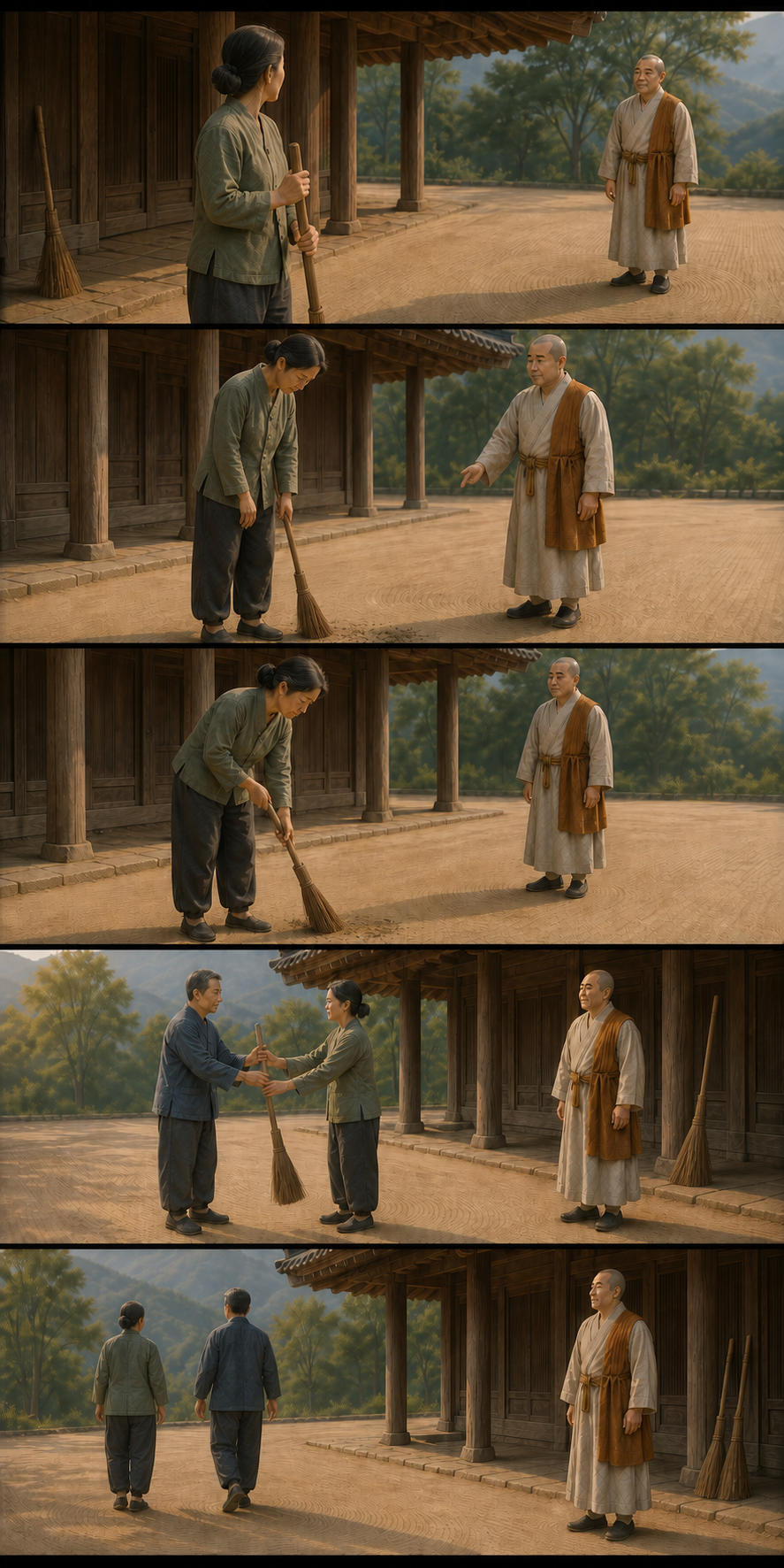 ทำความดี พร้อมกับชำระจิตใจให้บริสุทธิ์ การ์ตูน