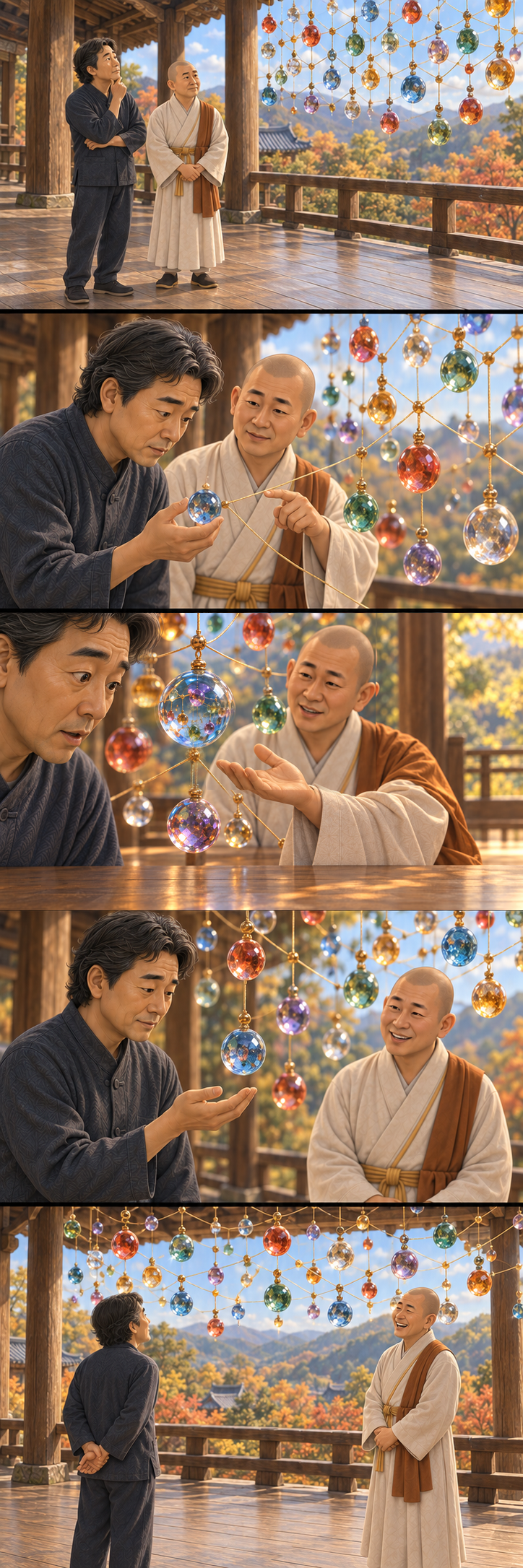 서로 다르면서 서로를 이룹니다 카툰